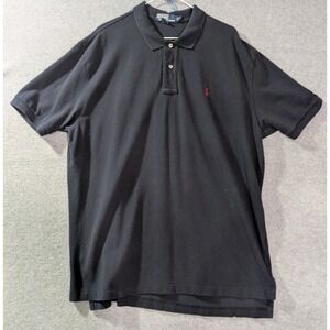 VTG Polo Ralph Lauren Polo Shirt XXL Navy Red Pony Classic Streetwear 90s Y2K